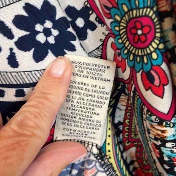 Beige by eci Multicolor Patterned Dress Women's Size 4 - Picture 10 of 10